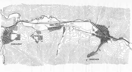 Карта Серебряной долины